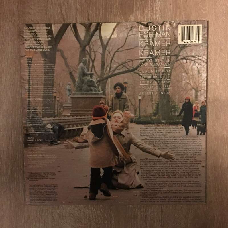 Kramer Vs Kramer - Original Motion Picture Soundtrack  - Vinyl LP Record - Opened  - Very-Good Qu...