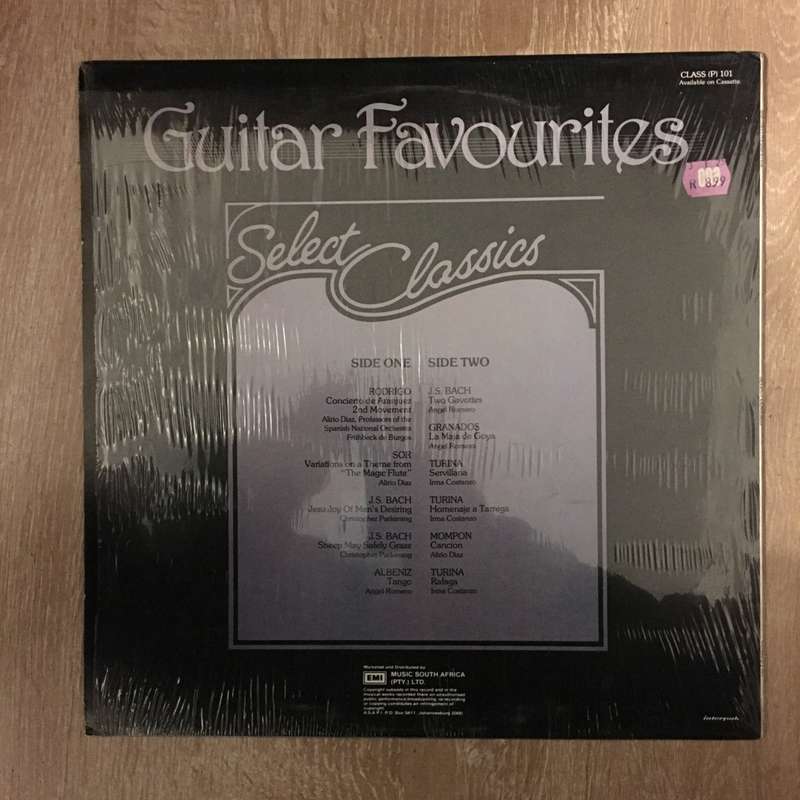 Select Classics - Guitar Favourites -  Vinyl LP Record - Opened  - Very-Good+ Quality (VG+)