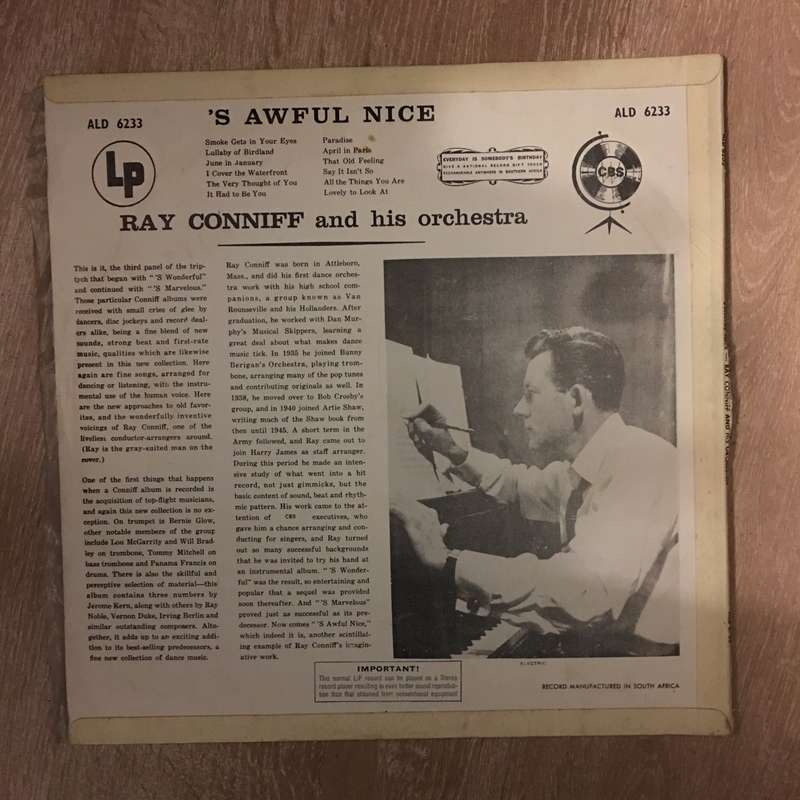 Ray Conniff - 'S Awful Nice - Vinyl LP Record - Opened  - Very-Good Quality (VG)