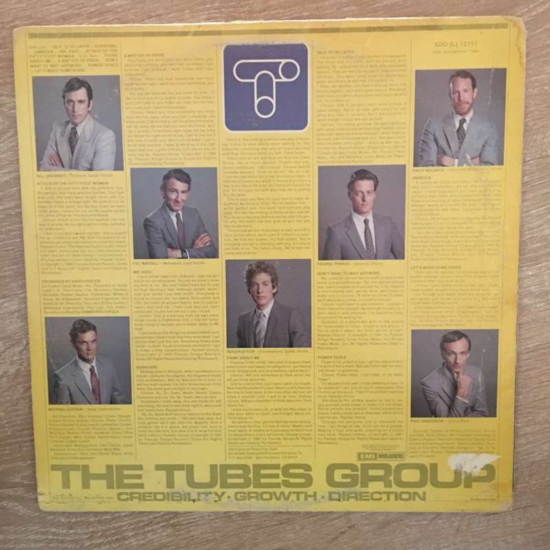 Tubes  The Completion Backward Principle - Vinyl LP Record - Very-Good+ Quality (VG+)