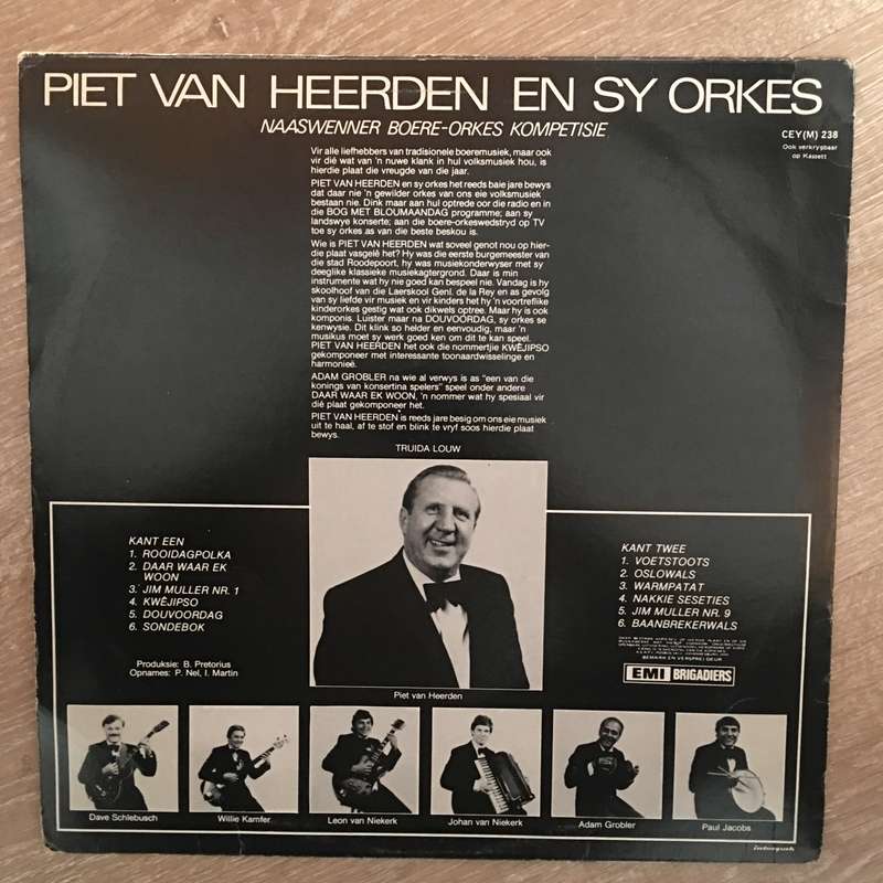 Piet Van Heerden En Sy Orkes - Vinyl Record - Opened  - Very-Good+ Quality (VG+)