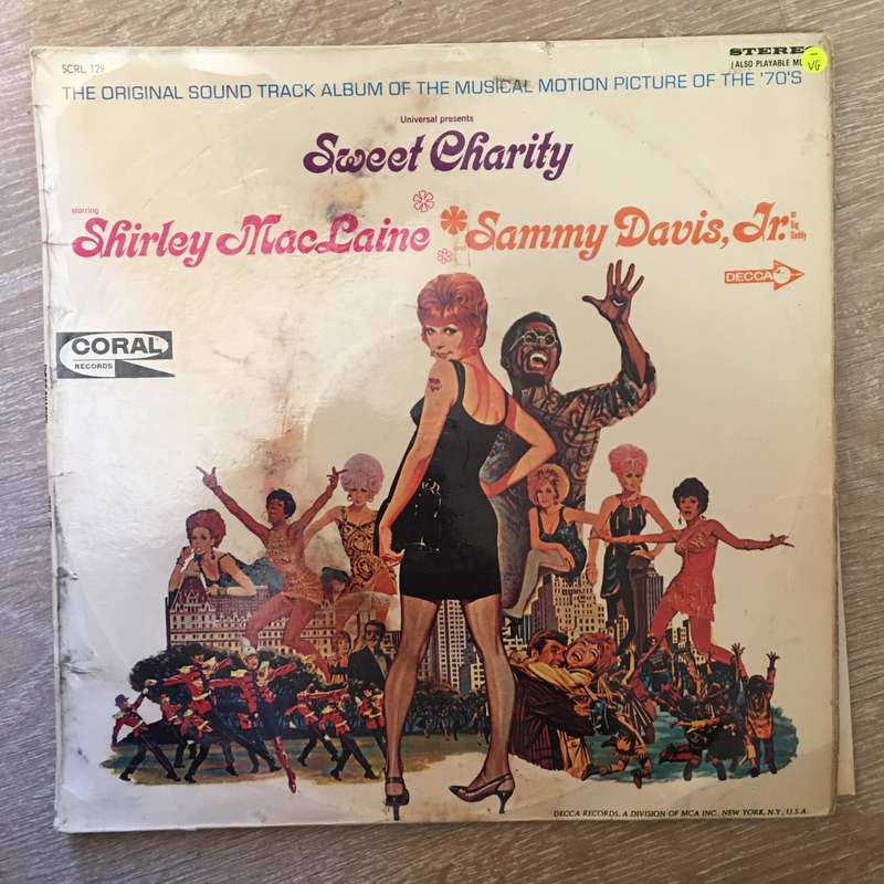 Shirley MacLaine and Sammy Davis Jr.  Sweet Charity (Original Soundtrack Album) - Vinyl LP ...
