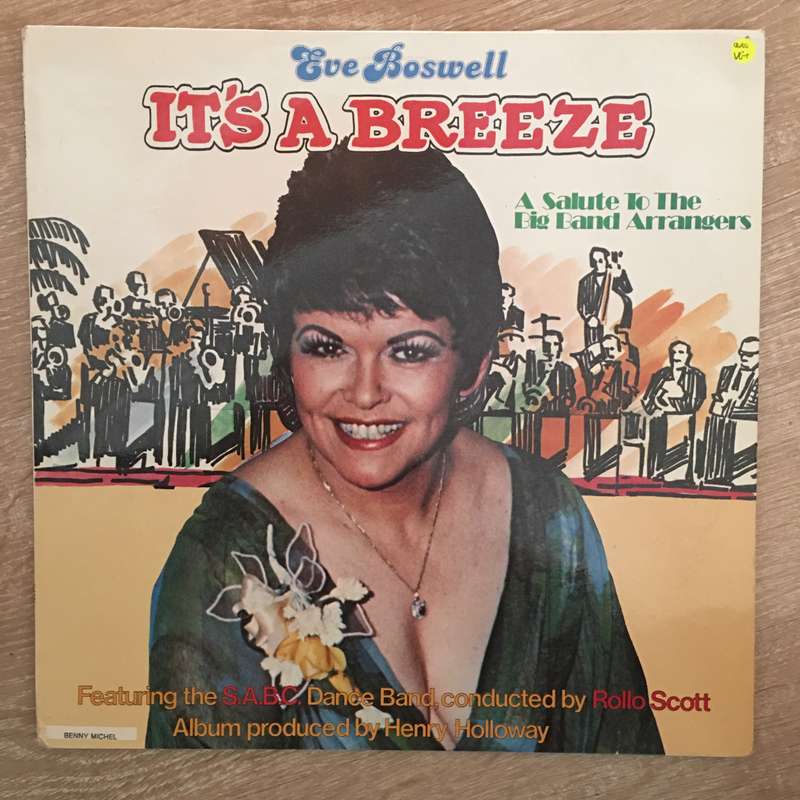 Eve Boswell  It's A Breeze - Vinyl Record - Opened  - Very-Good+ Quality (VG+)