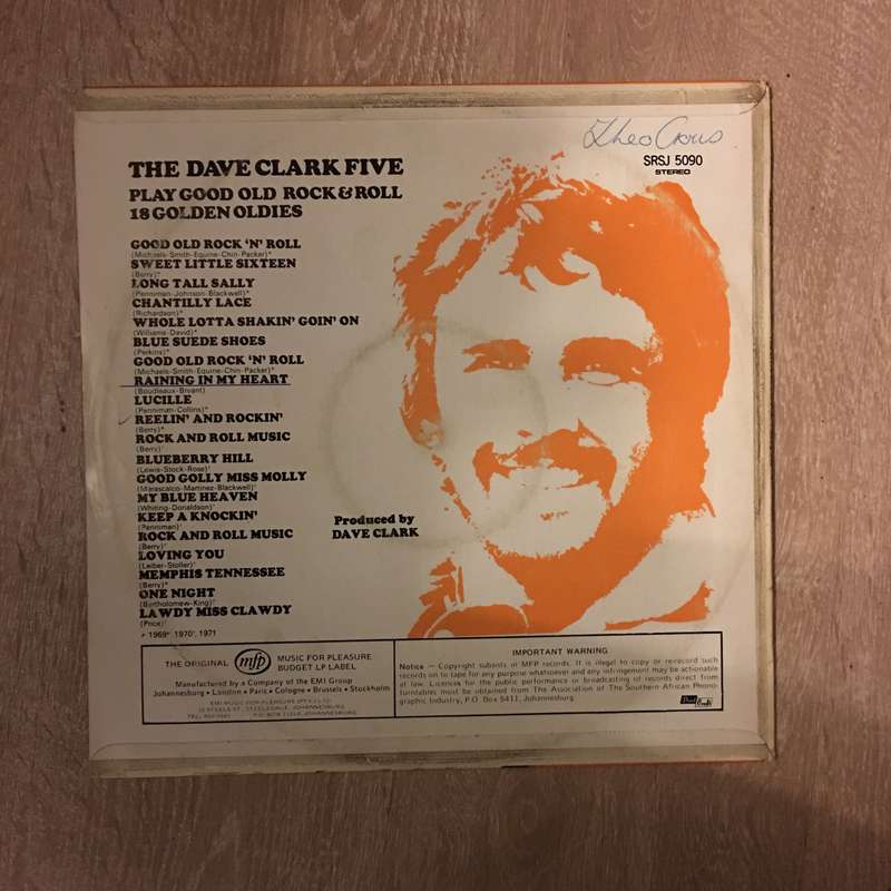 Dave Clark Five Plays Good Old Rock & Roll - Vinyl LP Record - Opened  - Very-Good Quality (VG)