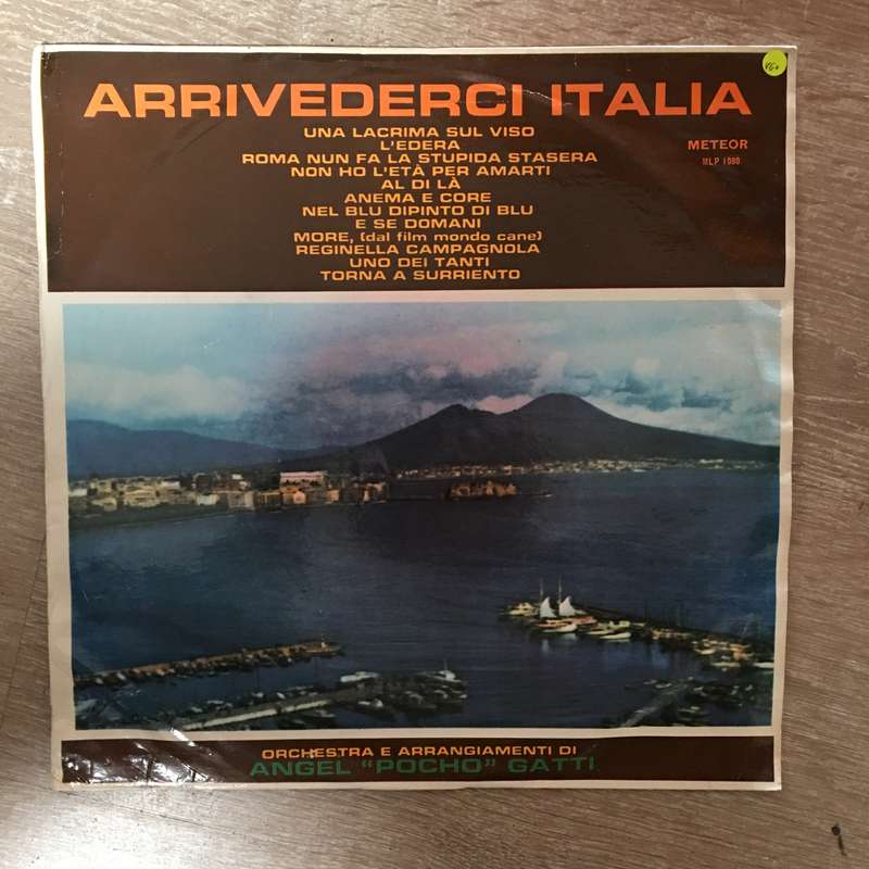 Arrivederci Italia-  Vinyl LP Record - Opened  - Very-Good+ Quality (VG+)