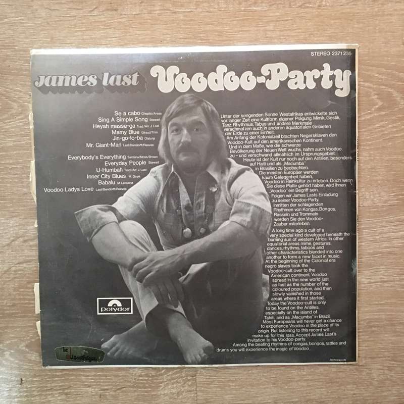 James Last - Voodoo Party -  Vinyl LP Record - Opened  - Very-Good+ Quality (VG+)