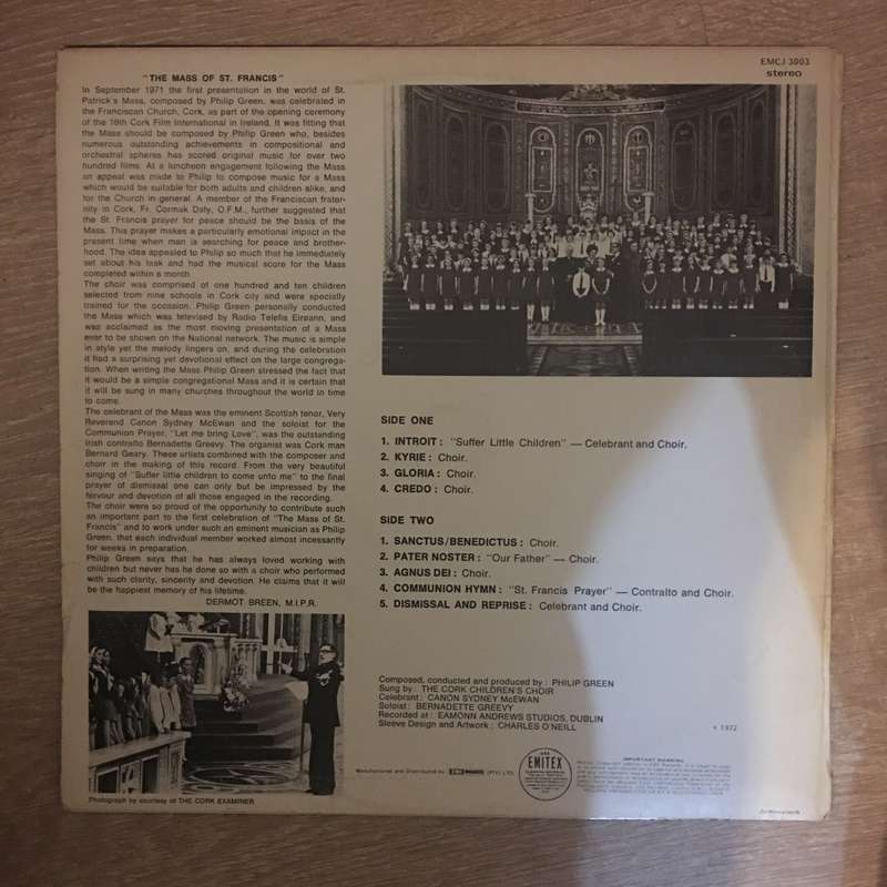 Canon Sydney MacEwan  Let Me Bring Love (The Mass Of St. Francis Of Assisi)  Vinyl LP...