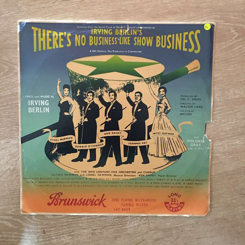 Selections from Irving Berlin's - There's No Business Like Show Business - Vinyl LP Record - Open...