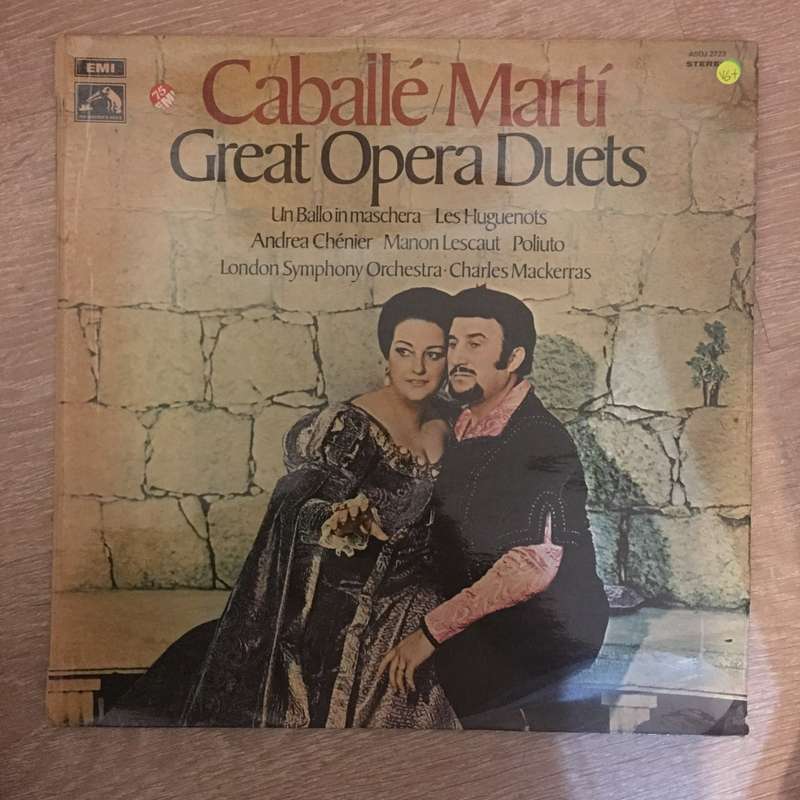 Montserrat Caballé, Bernabé Martí  Great Opera Duets  Vinyl LP Record - Very-Good+...