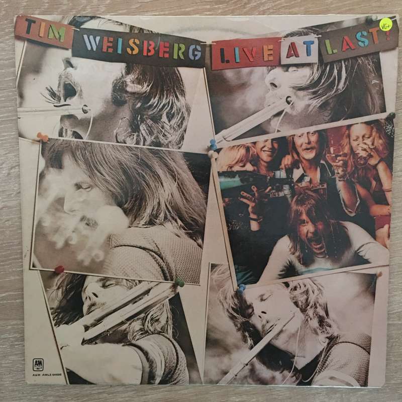Tim Weisberg  Live At Last! - Vinyl Record - Opened  - Very-Good+ Quality (VG+)