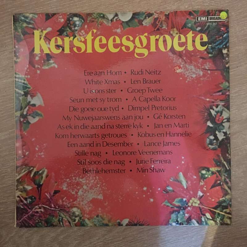 Kersfeesgroete  Vinyl LP Record - Very-Good+ Quality (VG+)