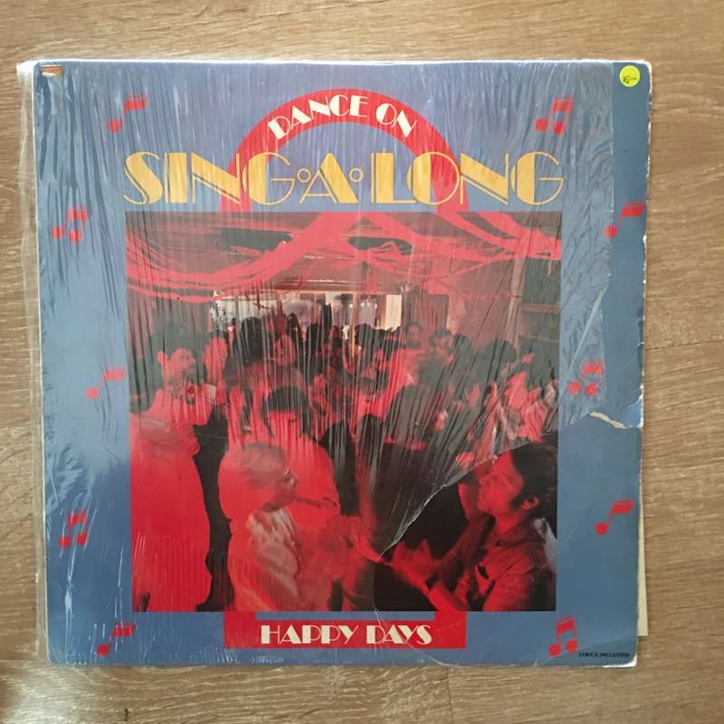 Dance On Sing A Long - Happy Days  - Vinyl LP Record - Opened  - Very-Good- Quality (VG-)