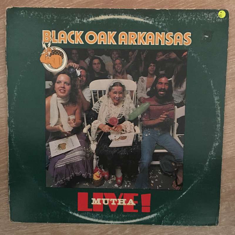 Black Oak Arkansas  Live! Mutha - Vinyl LP Record - Opened  - Very-Good Quality (VG)