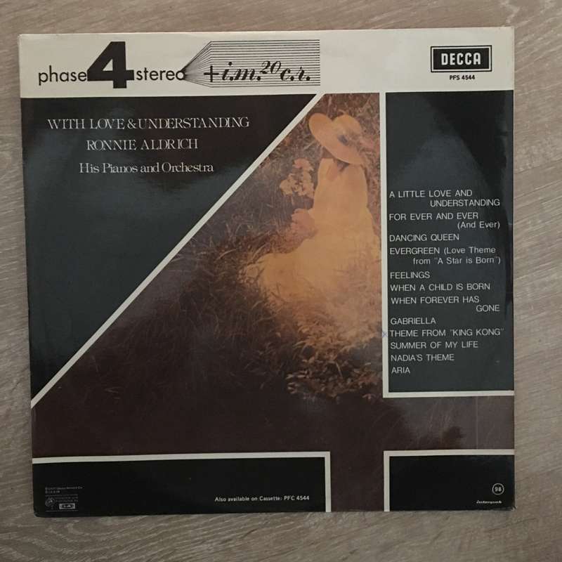Ronnie Aldrich His Pianos And Orchestra  With Love & Understanding - Vinyl LP Record - Open...