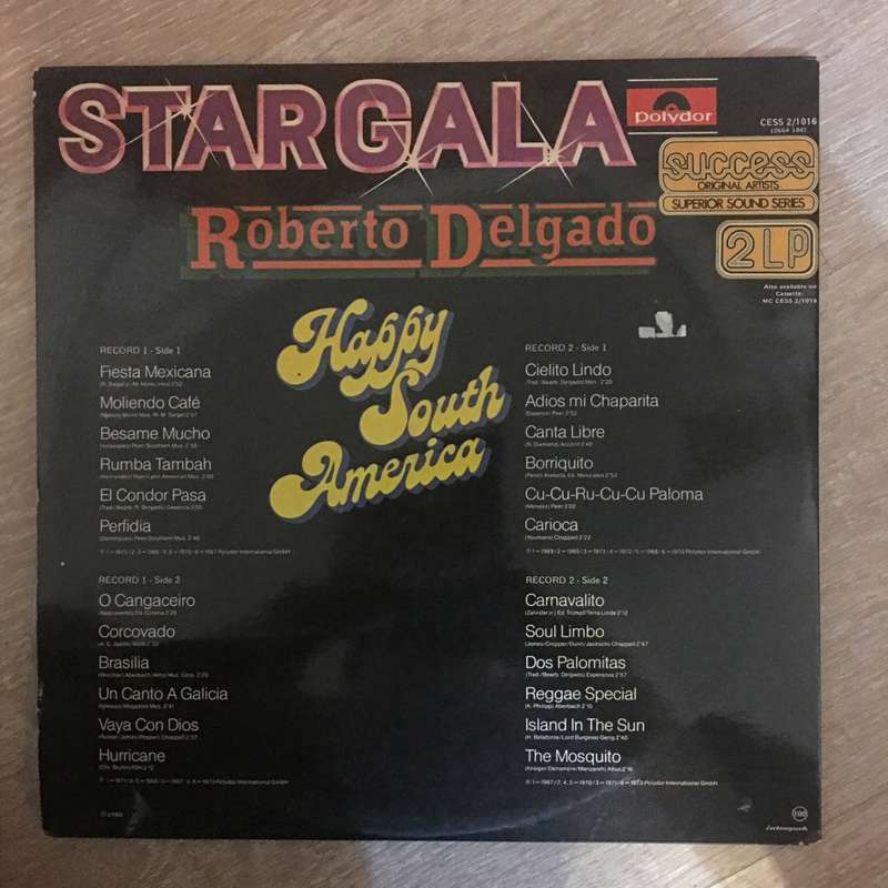 Roberto Delgado - Stargala - Happy South America  - Vinyl LP Record - Opened  - Very-Good- Qualit...