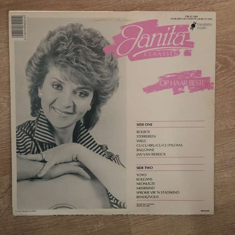 Janita Claasen - Op Her Beste - Vinyl LP Record - Opened  - Very-Good+ Quality (VG+)