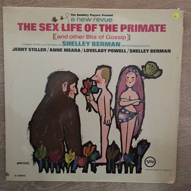 Shelley Berman  The Sex Life Of The Primate (And Other Bits Of Gossip)  - Vinyl LP Record -...