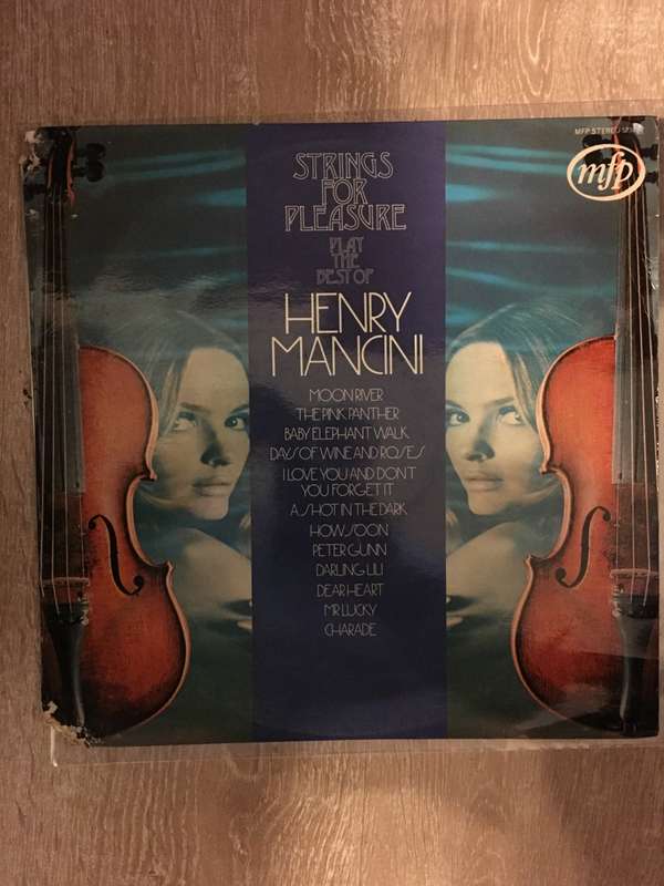 Strings for Pleasure - Best of Henry Mancini-  Vinyl LP Record - Opened  - Very-Good+ Quality (VG+)