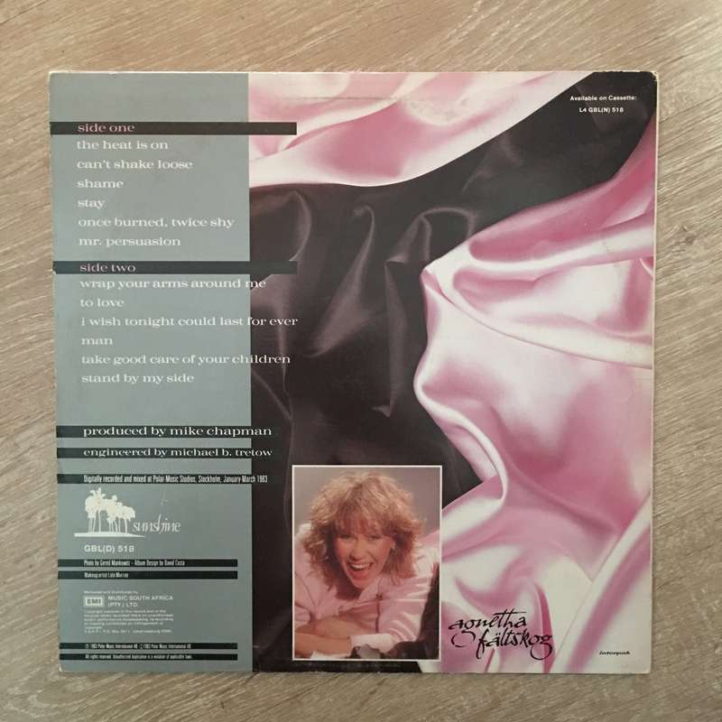 Agnetha Faltskog  Wrap Your Arms Around Me - Vinyl LP Record - Opened  - Very-Good Quality ...