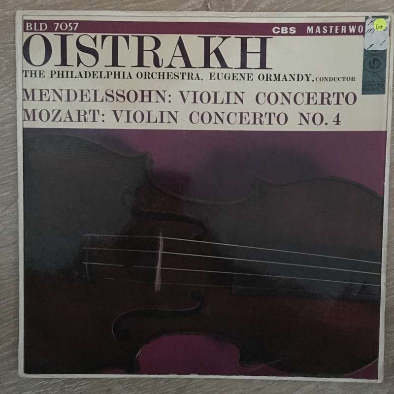 Oistrakh - The Philadelphia Orchestra, Eugene Ormandy - Mendelssohn / Mozart  Violin Concer...