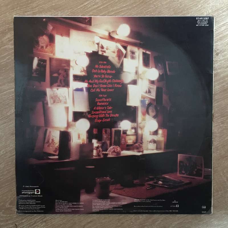 David Essex - Stage Struck - Vinyl LP Record - Opened  - Very-Good Quality (VG)