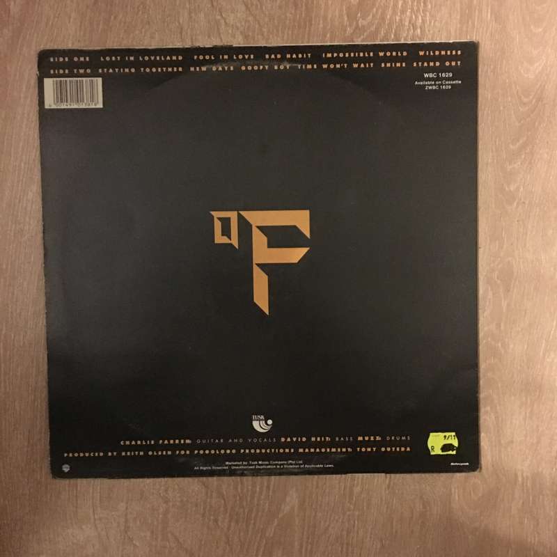 Farrenheit - Farrenheit - Vinyl LP - Opened  - Very-Good+ Quality (VG+)