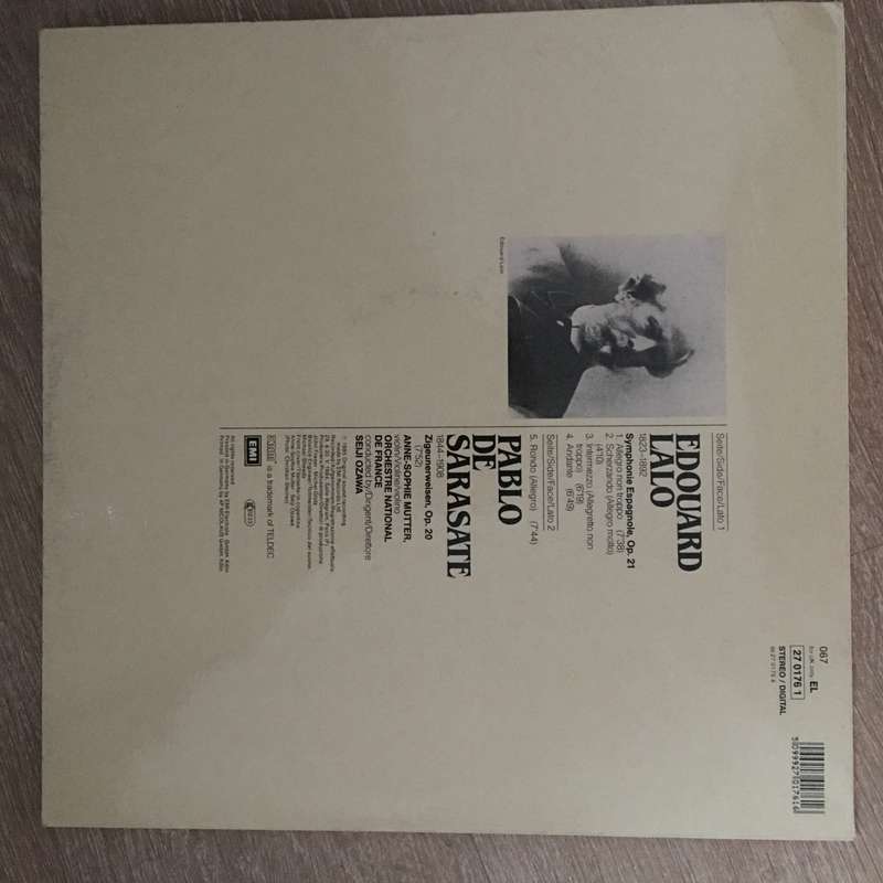 Lalo - Sarasate - Anne-Sophie Mutter / Seiji Ozawa / Orchestre National de France  Symphoni...