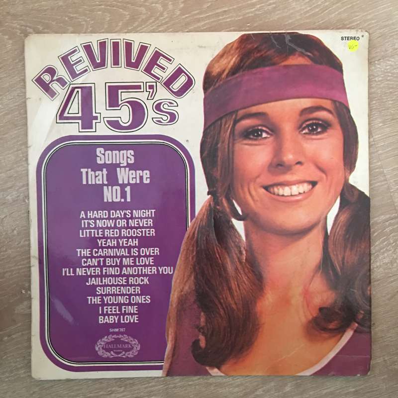 Hallmark - Revived 45's  - Vinyl LP Record - Opened  - Very-Good- Quality (VG-)