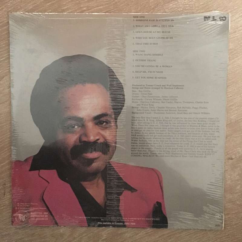 Z.Z. Hill  The Rhythm & The Blues - Vinyl LP - Sealed