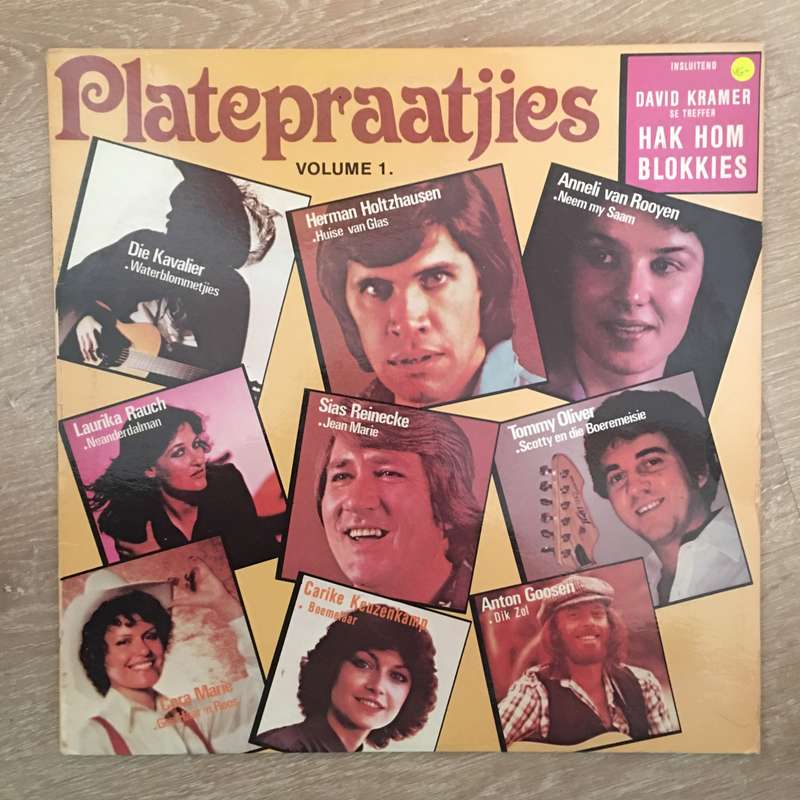 Platepraatjies Vol 1  - Vinyl LP Record - Opened  - Very-Good- Quality (VG-)