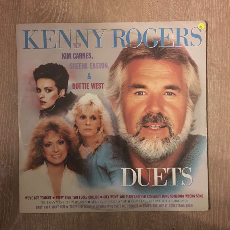 Kenny Rogers - Duets - Vinyl LP Record - Opened  - Very-Good Quality (VG)