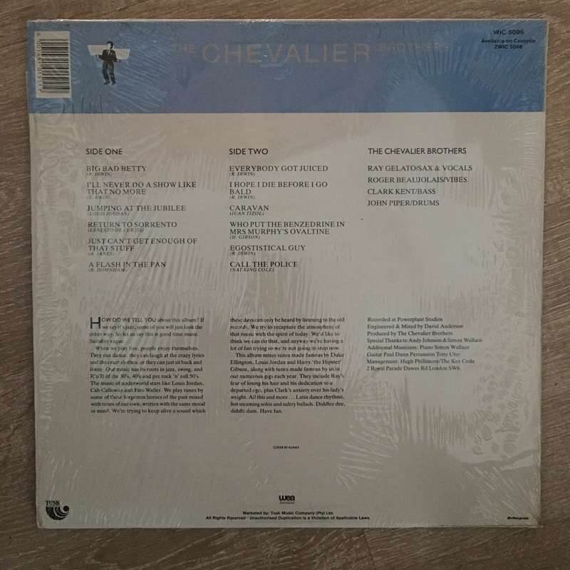 The Chevalier Brothers  Jump And Jive - Vinyl LP Record - Opened  - Very-Good+ Quality (VG+)