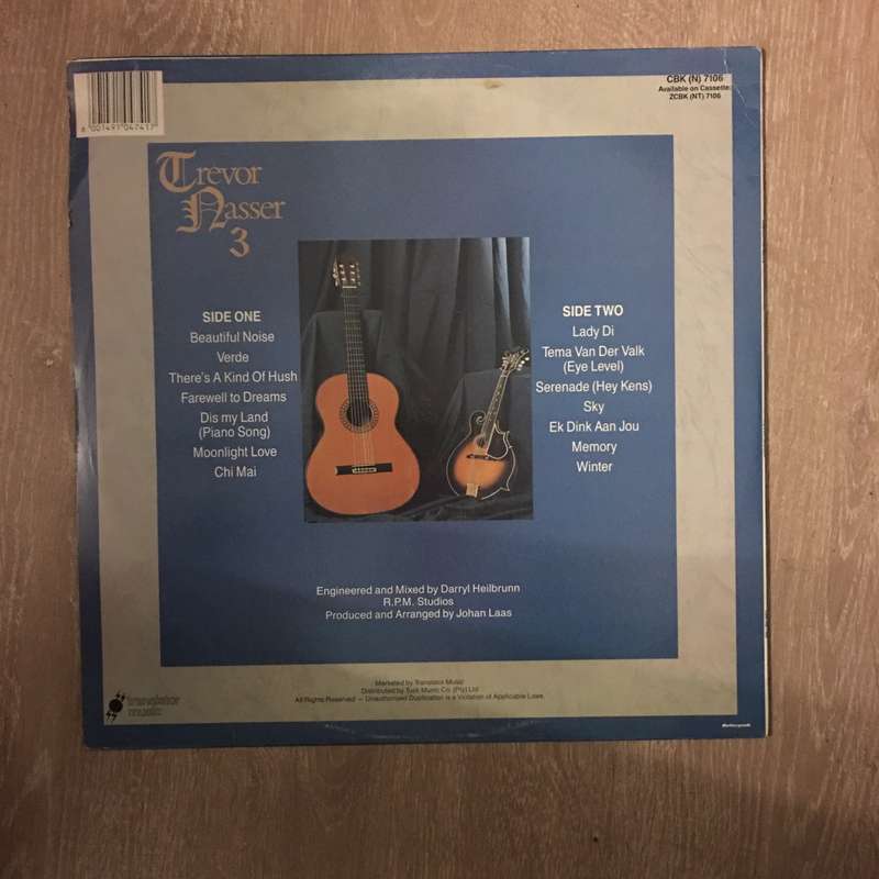 Trevor Nasser 3 - Vinyl LP Record - Opened  - Very-Good+ Quality (VG+)