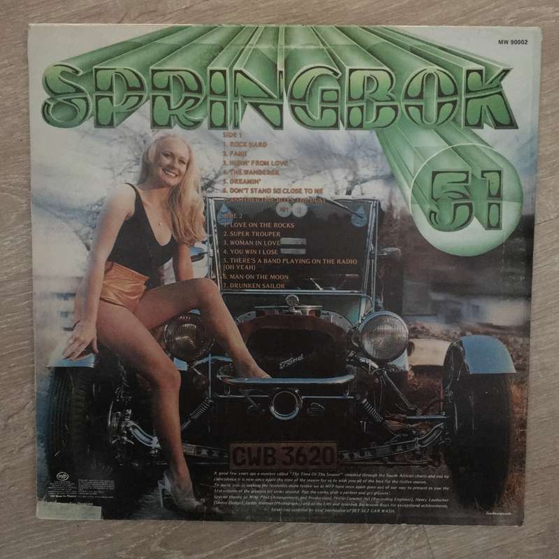 Springok Hits - Vol 51 - Vinyl LP Record - Opened  - Good+ Quality (G+)