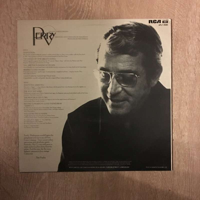 Perry Como - Perry - Vinyl LP Record - Opened  - Very-Good+ Quality (VG+)