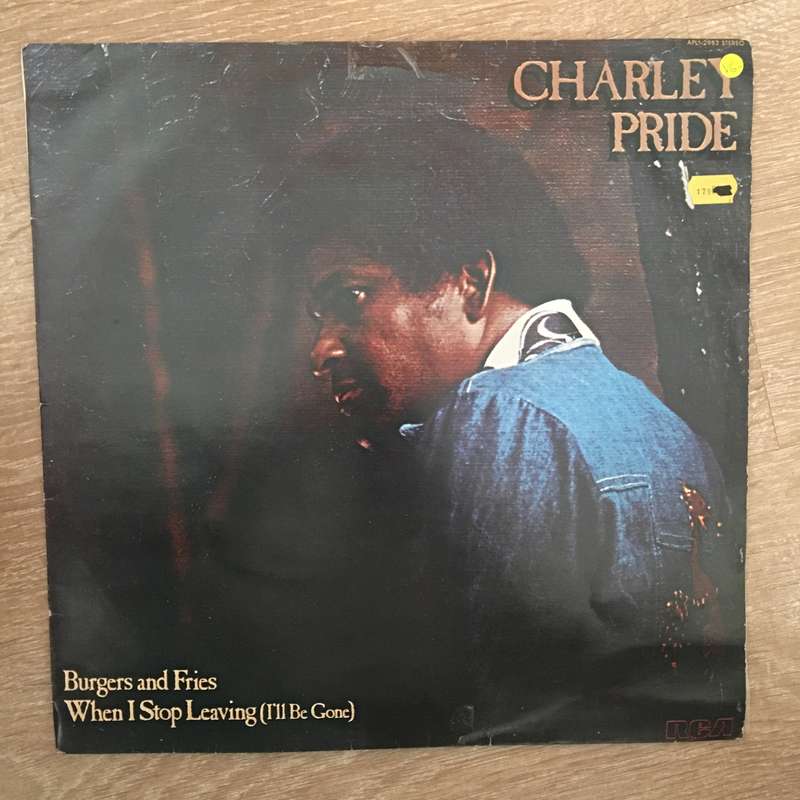 Charley Pride - Burgers and Fries - Vinyl LP Record - Opened  - Very-Good Quality (VG)
