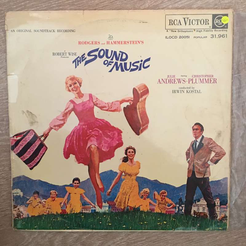 The Sound of Music - Rodgers & Hammerstein - Original Soundtrack - Julie Andrews  - Vinyl LP Reco...