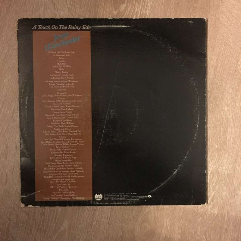 Jesse Winchester - A Touch On The Rainy Side - Vinyl LP Record - Opened  - Very-Good+ Quality (VG+)