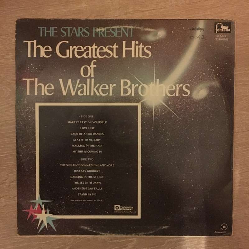 Walker Brothers - Greatest Hits - Vinyl LP Record - Very-Good+ Quality (VG+)