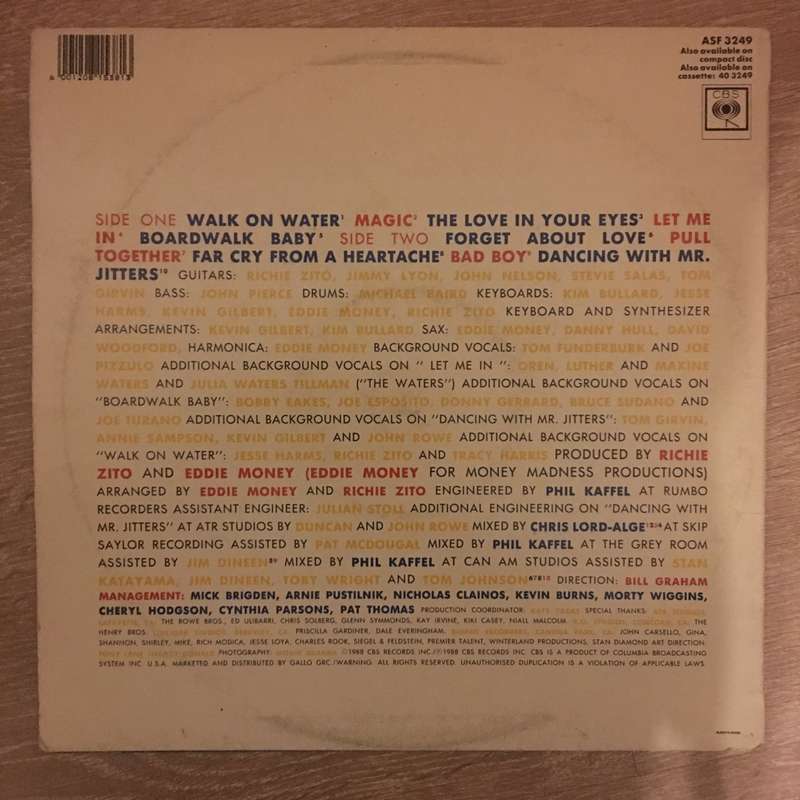 Eddie Money  Nothing To Lose - Vinyl LP Record - Opened  - Very-Good+ Quality (VG+)