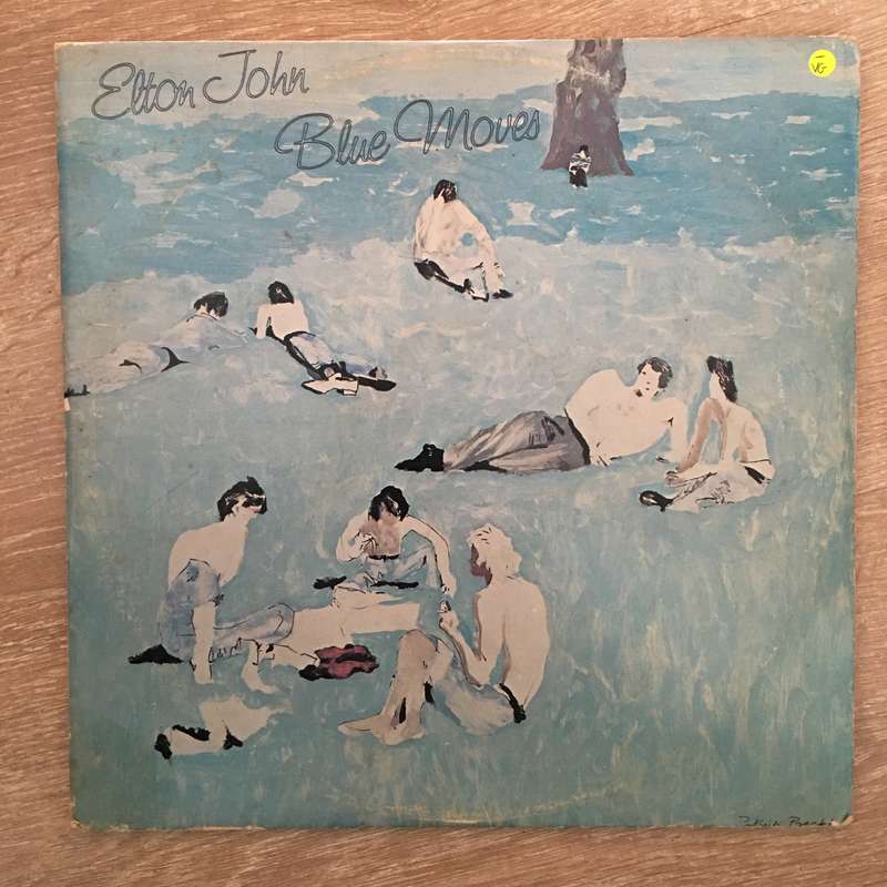 Elton John - Blue Moves - Vinyl LP Record - Opened  - Very-Good- Quality (VG-)