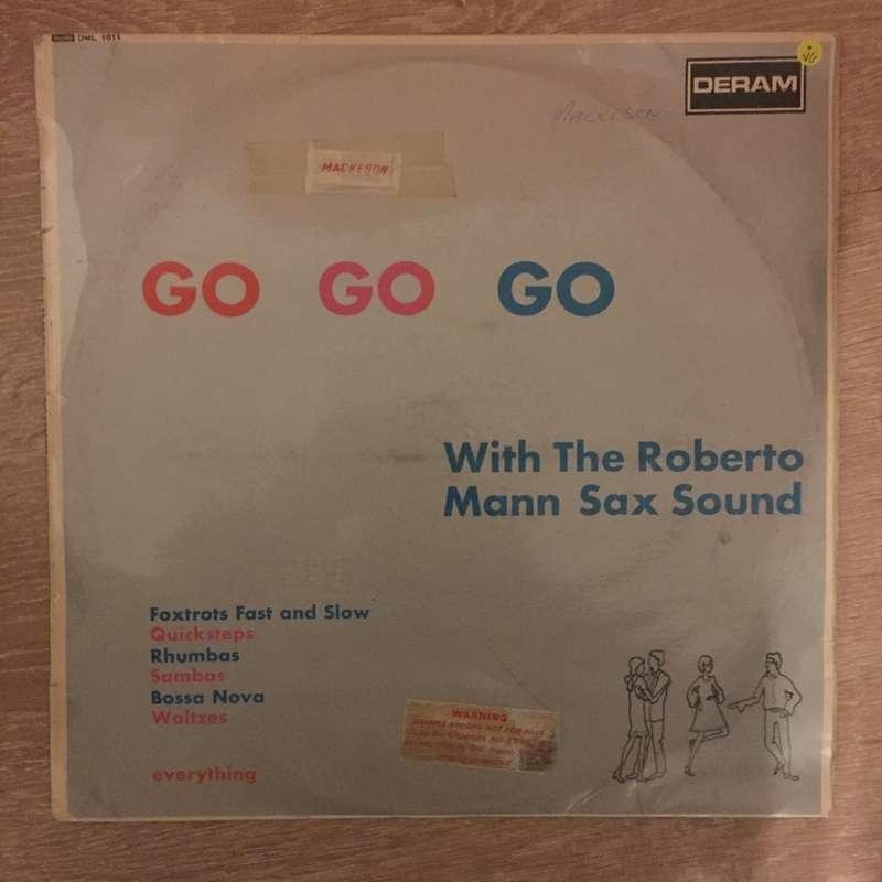 Roberto Mann's Sax Sound "Go Go Go" - Vinyl LP Record Album - Opened  - Very-Good Quality (VG)