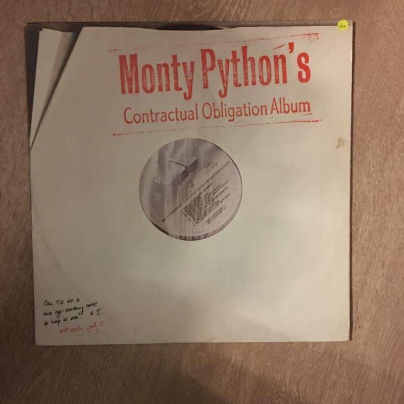 Monty Python's Contractual Obligation Vinyl - Vinyl LP Record - Very-Good+ Quality (VG+)
