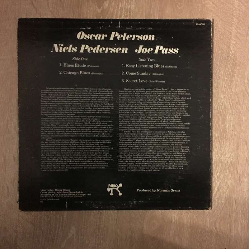 The Oscar Peterson Trio  The Trio - Vinyl LP Record - Opened  - Very-Good+ Quality (VG+)
