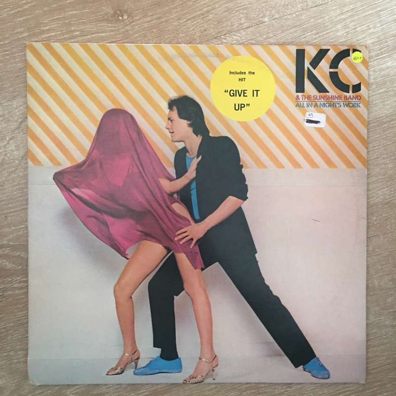KC & The Sunshine Band  All In A Night's Work - Vinyl LP Record (VG+)