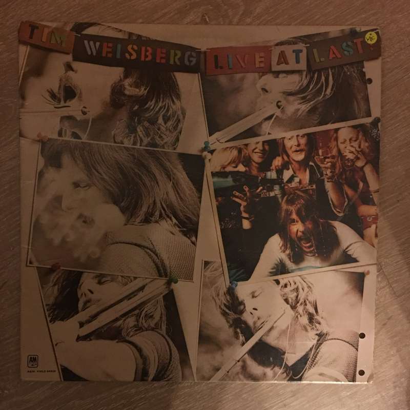 Tim Weisberg  Live At Last! - Vinyl LP Record Album - Opened  - Very-Good Quality (VG)