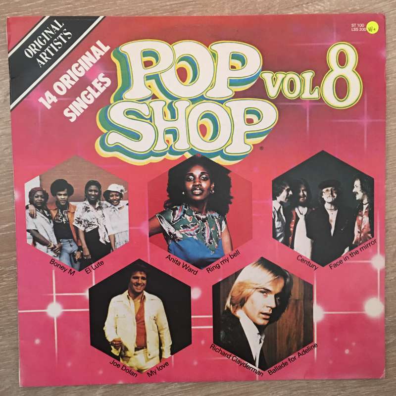 Pop Shop - Vol 8 - Original Artists - Vinyl LP Record  (VG+)
