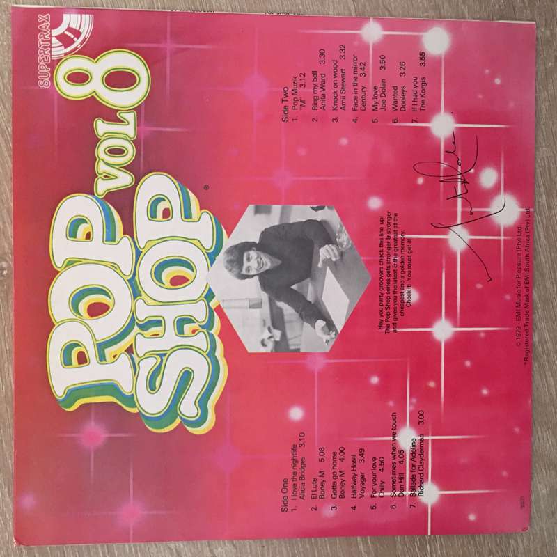 Pop Shop - Vol 8 - Original Artists - Vinyl LP Record  (VG+)