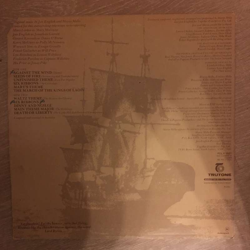 Against The Wind - The Original Soundtrack - Vinyl LP Record - Opened  - Very-Good- Quality (VG-)