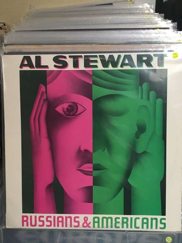 Al Stewart - Russians & Americans - Vinyl LP Record - Opened  - Very-Good+ Quality (VG+)